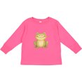 thumbnail image 3 of Inktastic Happy Green Frog Boys or Girls Long Sleeve Toddler T-Shirt, 3 of 5