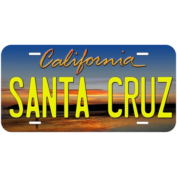 Santa Cruz CA TAG01 Novelty Car Auto License Plate