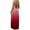 Red, variant on BOOMNY Women's Backless Cami Dress Spaghetti Strap Cami Lounge House Dresses Gradient Color Flowy Beach Summer Maxi Sundress