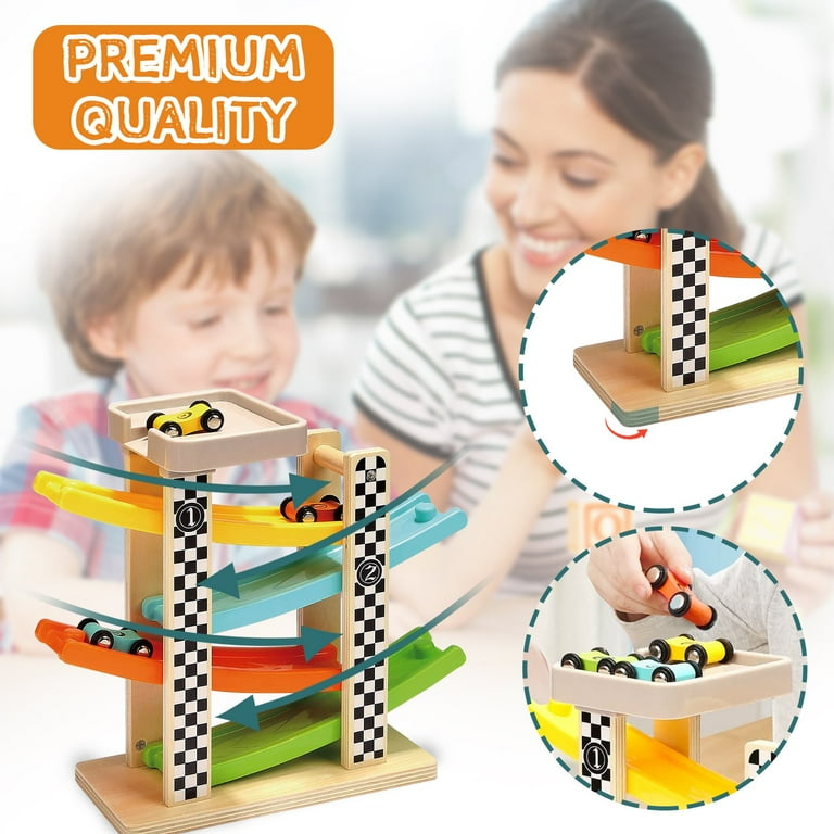 Wooden toy cars for 1 sales year old