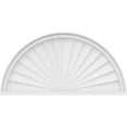 thumbnail image 3 of Ekena Millwork 34"W x 17"H x 2"P Half Round Sunburst Architectural Grade PVC Pediment, 3 of 7