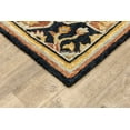 thumbnail image 2 of Moretti Dulce Area Rug 28408 Traditional Navy Vines Bulbs 3' 6" x 5' 6" Rectangle, 2 of 2