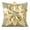 Gold 17"x17" Throw Pillow, variant on Holiday Unique 3D Poinsettia Christmas Decorative Table Runner (Gold+Red 16"x83" Table Runner)