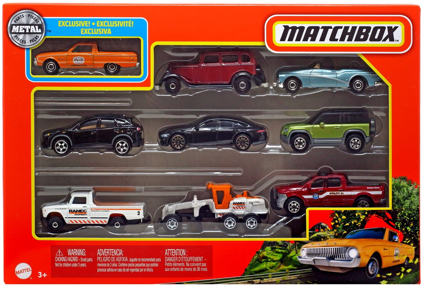 Matchbox Diecast Car 10Pack (Version 1)