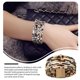 thumbnail image 4 of Guardurnaity Pulseras Pendientes Estampado de leopardo Colgante atractiva Estilo vintage Buena artesanía Joyería de moda para mujeres niñas Ropa, zapatos y accesorios Miscelánea caqui Guardurnaity AP010171-03, 4 of 6