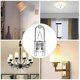 thumbnail image 4 of 12Pack G9 Halogen Bulbs 33W 230V 2800K Warm White 380lm Clear Capsule Halogen Bulbs Dimmable No Flash No Flicker, 4 of 5
