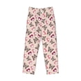 thumbnail image 4 of Daiia Beautiful Butterflies and Hearts Men's Sleep Pant with Pockets and Drawstring,Pajama Pants-Small, 4 of 9