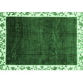thumbnail image 1 of Ahgly Company Indoor Rectangle Abstract Emerald Green Modern Area Rugs, 6' x 9', 1 of 4