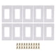thumbnail image 2 of Soporte De Montaje En Placa De Pared, Material ABS Fácil De Mantener, 10 Juegos, Kit De Montaje En Placa De Pared De 1 Unidad, Apariencia Minimalista Para Uso Doméstico, 2 of 7