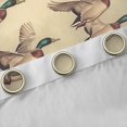 thumbnail image 4 of Manfei Green Billed Waterfowl Print Blackout Curtains Set of 2 (38x54 Each),Farmhouse Bird Living Room Curtains, 4 of 6