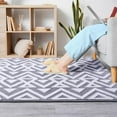 thumbnail image 7 of Lochas Soft Shaggy Rugs Geometric Area Rug Fluffy Carpet for Living Room Fluffy Accent Carpet Home Decor,7'x10',Grey, 7 of 7