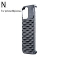 thumbnail image 1 of For IPhone 13/14 Aluminum Alloy Hollow Phone Case Heat Dissipation Aromatherapy D4W1, 1 of 9
