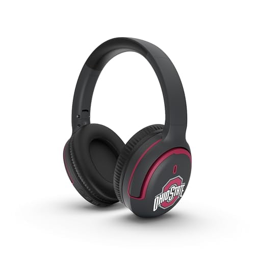 SOAR NCAA Active Noise Cancelling Over The Ear Headphones - Ohio State Buckeyes