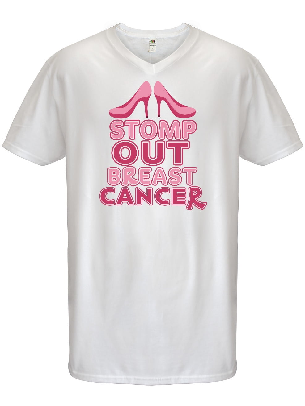 INKtastic - Stomp Out Breast Cancer with Pink Heels Men's ...