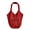 Red, variant on Personalized Crochet Beach Bag for Women, Customized Woven Tote Bag with Name Text, Lightweight Boho Mesh Knit Shoulder Bag for Summer, Gifts for Mother Bridesmaid Travel