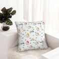 thumbnail image 5 of Wukai Cartoon House Premium Polyester Fleece Pillow Covers with Hidden Zipper Closure,Luxuriously Soft and Durable-24"x24", 5 of 7