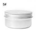 thumbnail image 2 of Mini Balm Nail Art Cosmetic Cream Make Up Pot Lip Jar Sealed Aluminum Container, 2 of 8