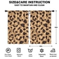 thumbnail image 2 of Blackout Kids Curtains,Beige and Black Leopard Pattern Childrens Insulated Curtains Set Of 2,Bedroom Essentials,Toddler Room Decor 42"x63", 2 of 5