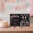 thumbnail image 4 of Tarjeta de cumpleaños Jumbo VivaGem del 14° aniversario, retro, decoración para niñas, 2012, 4 of 7
