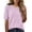 Z27 Light Purple, variant on Landzoo Women'S Shirts Solid Color Short Sleeve Crew Neck T-Shirt Summer Loose Fit Women Tops Size L Beige