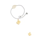 thumbnail image 2 of Delight Jewelry Goldtone Holy Bible - Goldtone Leaf Delicate Bracelet, 6.25+1.75", 2 of 4
