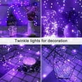 thumbnail image 5 of Morttic 2 Pack 33ft Solar String Lights , Solar Fairy Lights Outdoor Waterproof 100 LEDs, Solar Christmas Twinkle Lights for Trees Garden Patio Yard Fence Pool Decorations (Purple), 5 of 10