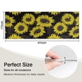 thumbnail image 5 of Black Sunflower Pattern Kitchen Rug Mat,Kitchen Runner Rugs Non Skid Washable,Decorative Kitchen Floor Mats for Kitchen,Sink,Laundry,17"X47", 5 of 5
