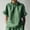 Green, variant on Women's Casual Ruffle Neck Short Sleeve Top – Loose Fit Summer Loungewear Solid Color Blouse for Spring & Summer White,XXXL