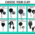 thumbnail image 2 of Im Nicer Than My Face Looks Funny Retractable ID Badge Reel, Name Badge Holder Clip, Heavy Duty Reel, Breakaway Lanyard, Carabiner, MRI Safe, 2 of 3