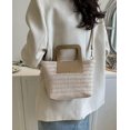 thumbnail image 4 of Kukuzhu Straw Beach Bag for Women Large Tote Bag Purses Summer Woven Crossbody Shoulder Bag Straw Top-handle Handbag, 4 of 7
