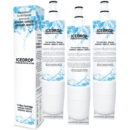 

469010 Replacement Refrigerator Water Filter Compatible with 4396510P 4396547 Kenmore 9010 9902 9908 46-9902 46-9908 9908P Filter5 NL240 EDR5RXD1 3 Pack