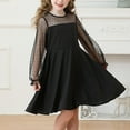 thumbnail image 7 of YunPes Girls Skirt Dress Mesh Lace Dress Long Sleeve Gown Children's Clothing Performance Dress Baby Girls, 7 of 7