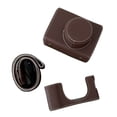 thumbnail image 1 of Graflsoa Premium Leather Camera Case for Fujifilm X100VI with Adjustable Strap - Coffee Brown, 1 of 6