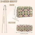 thumbnail image 4 of FORMRS Women Crossbody Purse with Chain Strap Vegan Leather Shoulder Handbag, Pink Symmetrical Stars, 4 of 7