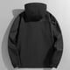 thumbnail image 5 of Chaquetas y abrigos casuales con capucha de manga larga para mujer, con gorra desmontable y resistente al viento, gruesa, tres en uno, para deportes al aire libre, cálida, para mujer., 5 of 5