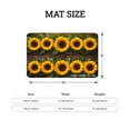 thumbnail image 4 of FJPT Non Slip Flannel Floor Mat Kitchen Mat Sunflower Design For Bathroom Kitchen Bedroom Decor 24x16 inch, 4 of 5
