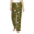 thumbnail image 2 of Goofa Gnomes Playing in the Garden Printed Soft Pajama Pants for Women, Wide Leg Comfy Casual Lounge Yoga Pants-XX-Large, 2 of 9