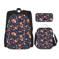 thumbnail image 1 of Easygdp Cute Foxes Mochila para Niños y Niñas con Set de Caja de Almuerzo y Estuche para Lápices 3 en 1, Mochila Escolar Estampada para Adolescentes, 1 of 7