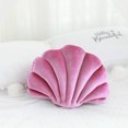 thumbnail image 1 of Almohada de concha de lujo para decoración del hogar, cojín de terciopelo de princesa, decoración de concha de mar, cama, sofá, regalo de decoración, 1 of 5