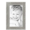 thumbnail image 2 of ArtToFrames 7" x 11" Classic Antique Silver Picture Frame, 7x11 inch Silver Wood Poster Frame (WOM-4926),  Pack, 2 of 7