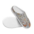 thumbnail image 3 of Lsque Funny Chicken Pattern Womens Comfort Cotton on Scuff With Memory Foam and Anti-skid Sole Slipper-37/38, 3 of 7