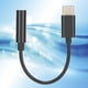 thumbnail image 1 of Tupo C A Conector de Audio de 3,5 mm, Puerto Adaptador USBC Tipo C A Conector de Audio Auxiliar de 3,5 mm Cable de Auriculares USB, 1 of 7