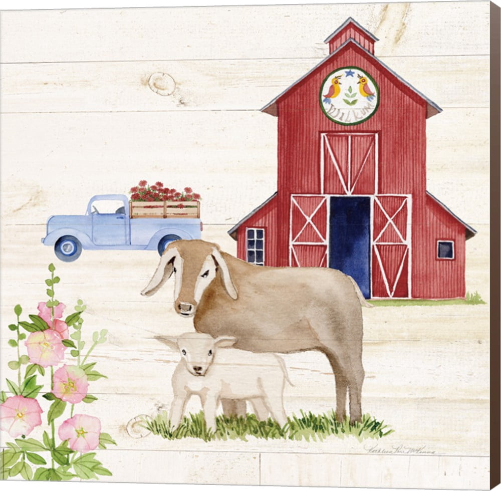Life on the Farm IV by Kathleen Parr McKenna, Canvas Wall Art - Walmart.com