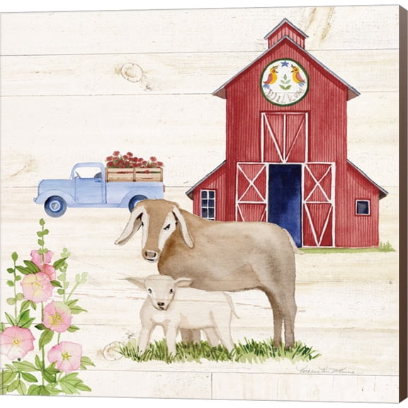 Life on the Farm IV by Kathleen Parr McKenna, Canvas Wall Art