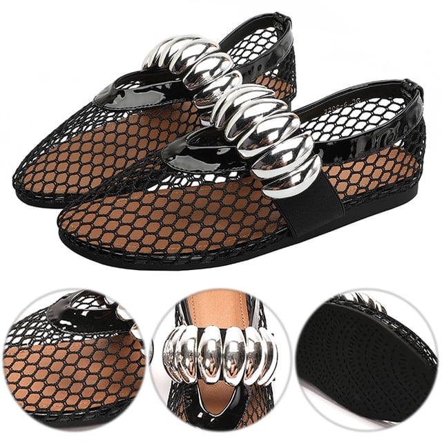 Zapatos planos Mary Jane Kuymtek malla Casual para Mujer oficina