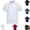White, variant on Chef Coat Men Women Short Sleeve Button T Shirt - Kitchen, Restaurant, Hotel Uniform