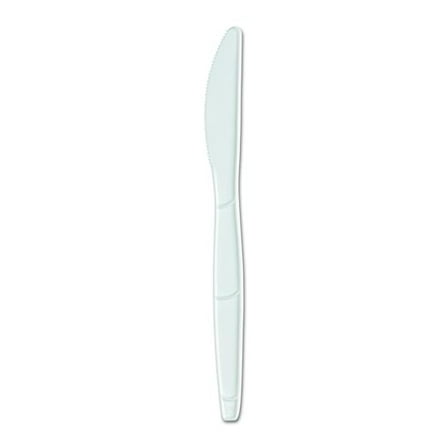 SSK21P SmartStock Plastic Cutlery Knife Refill, 6.3" Length, Polypropylene, White (Pack of 960)