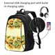 thumbnail image 2 of Balery Sunflowers On A Yellow Background Mochila con carga USB para hombre y mujer - Mochila impermeable y antirrobo para laptop con puerto USB para viajes, trabajo, 2 of 7