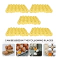 thumbnail image 5 of 5 bandejas de pulpa de papel para guardar huevos, para el hogar y la tienda (amarillas), 5 of 5