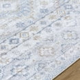 thumbnail image 6 of BoutiqueRugs Agaton Traditional Runner Rug - Machine Washable - Light Blue, Orange, White - 2'7" x 7'3" Runner, 6 of 7